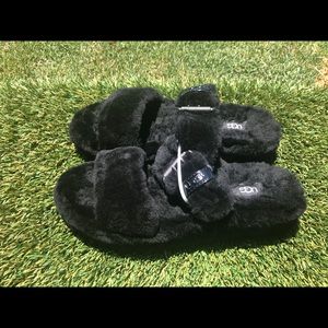 Women’s UGG Fuzz Yeah Shearling slippers sz 8